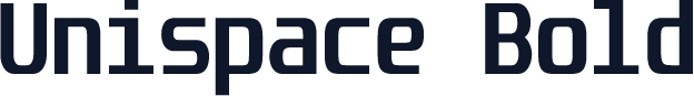 Unispace Bold