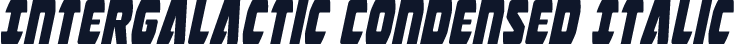 Intergalactic Condensed Italic