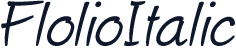 FlolioItalic