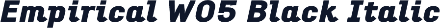 Empirical W05 Black Italic