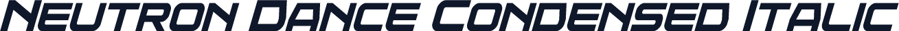 Neutron Dance Condensed Italic