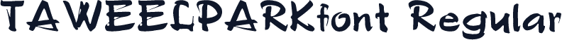 TAWEELPARKfont Regular