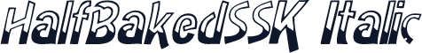 HalfBakedSSK Italic