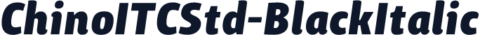 ChinoITCStd-BlackItalic