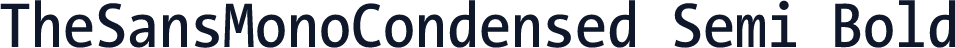 TheSansMonoCondensed Semi Bold