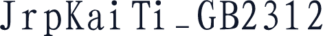 JrpKaiTi_GB2312
