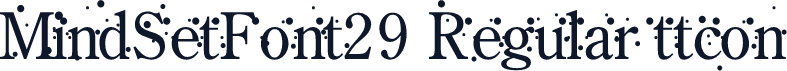 MindSetFont29 Regular ttcon
