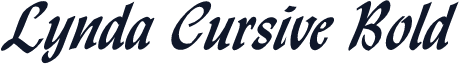 Lynda Cursive Bold