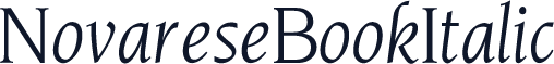 NovareseBookItalic