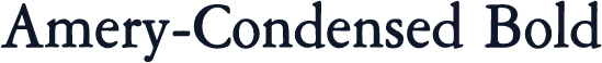 Amery-Condensed Bold
