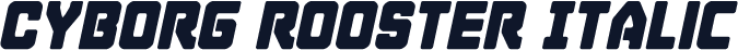 Cyborg Rooster Italic