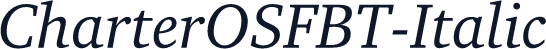 CharterOSFBT-Italic