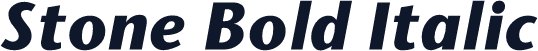 Stone Bold Italic