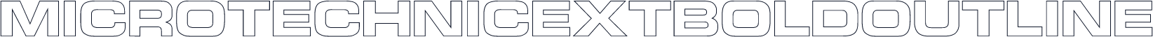 MicroTechnicExtBoldOutline
