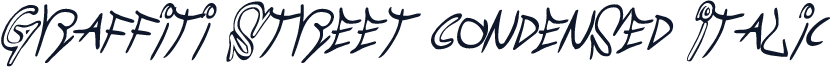 Graffiti Street Condensed Italic