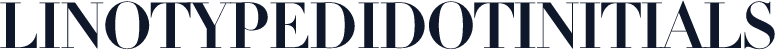 LinotypeDidotInitials