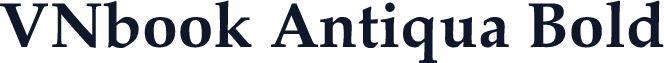VNbook Antiqua Bold