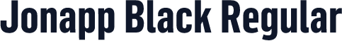 Jonapp Black Regular
