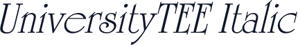UniversityTEE Italic
