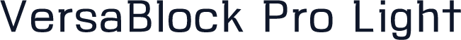 VersaBlock Pro Light