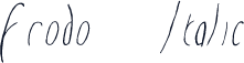Frodo  Italic