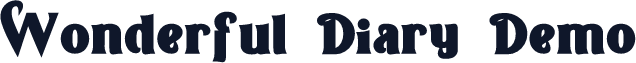 Wonderful Diary Demo