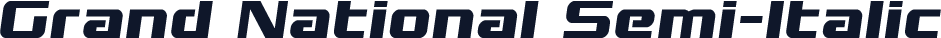 Grand National Semi-Italic