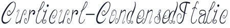 Curlicurl-CondensedItalic