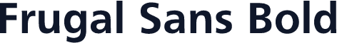 Frugal Sans Bold