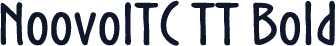 NoovoITC TT Bold