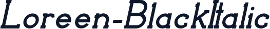 Loreen-BlackItalic