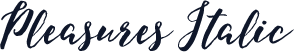 Pleasures Italic