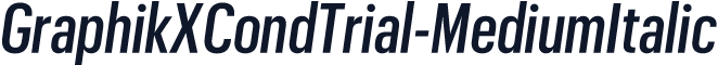 GraphikXCondTrial-MediumItalic