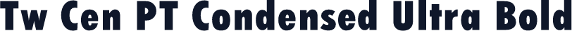 Tw Cen PT Condensed Ultra Bold