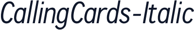 CallingCards-Italic