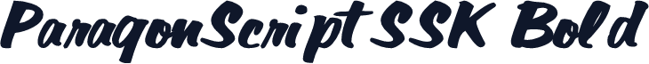 ParagonScriptSSK Bold