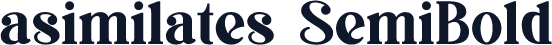 asimilates SemiBold