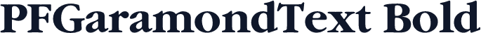 PFGaramondText Bold