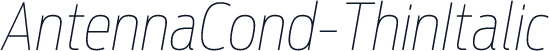 AntennaCond-ThinItalic