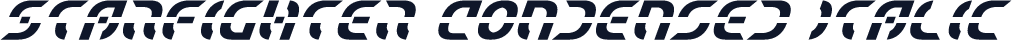 Starfighter Condensed Italic