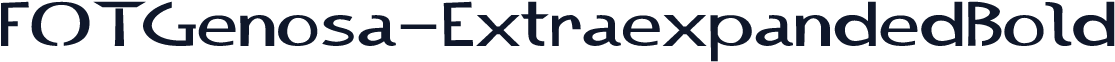 FOTGenosa-ExtraexpandedBold
