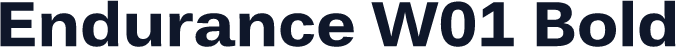 Endurance W01 Bold
