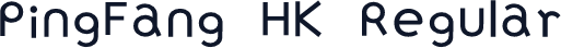 PingFang HK Regular