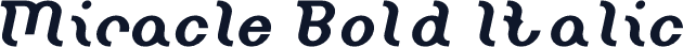 Miracle Bold Italic