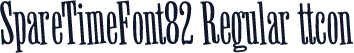 SpareTimeFont82 Regular ttcon