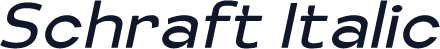 Schraft Italic
