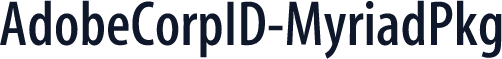 AdobeCorpID-MyriadPkg