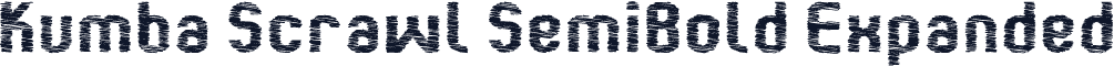Kumba Scrawl SemiBold Expanded