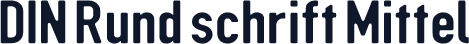 DIN Rund schrift Mittel