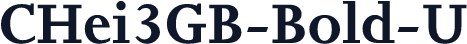 CHei3GB-Bold-U